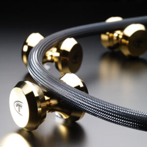TELOS Gold Plated Pure Copper Cable Stand (set of 3)